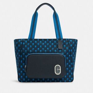 EUC COACH Court Tote With Badland Floral Print (C5669)